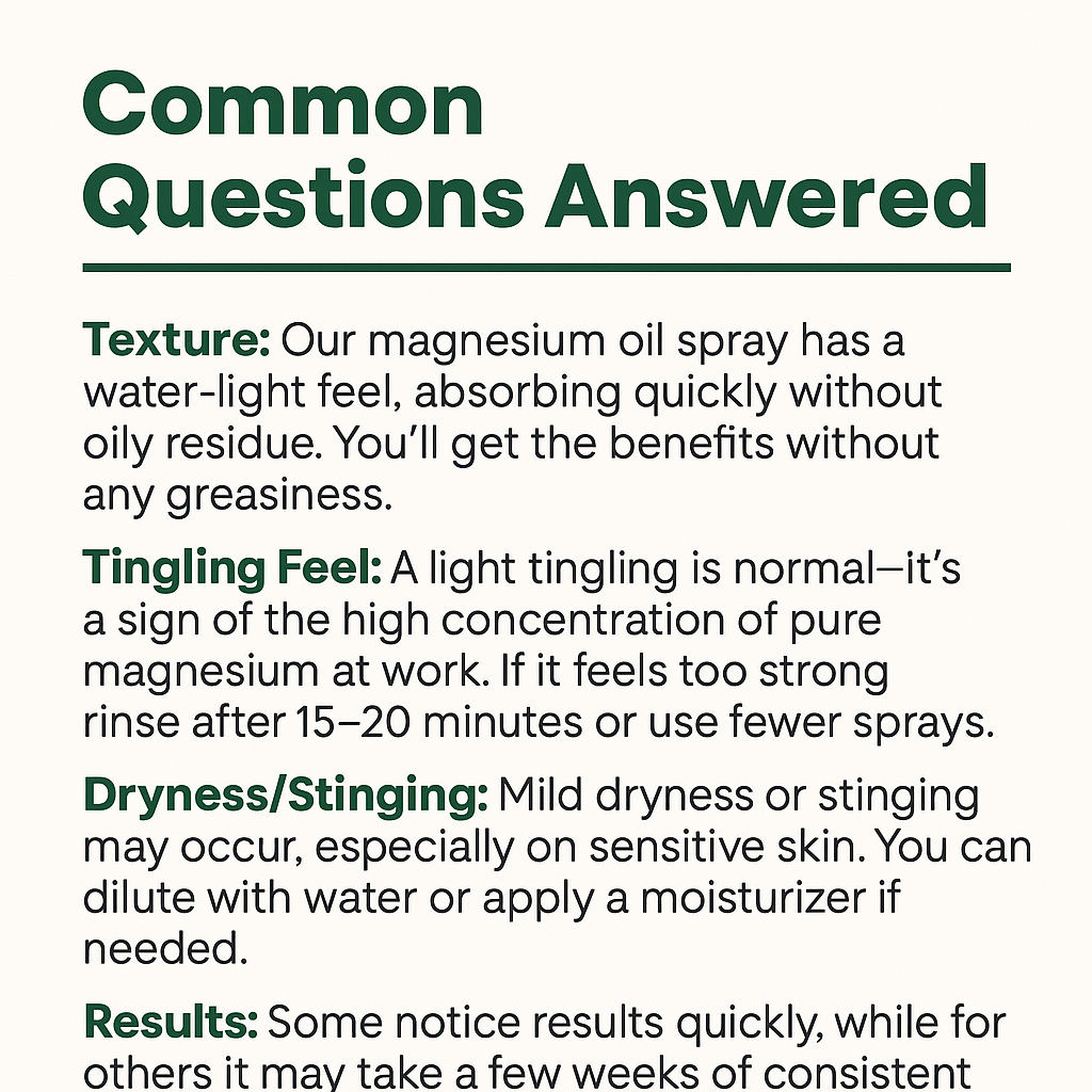 Topical Magnesium Oil Spray